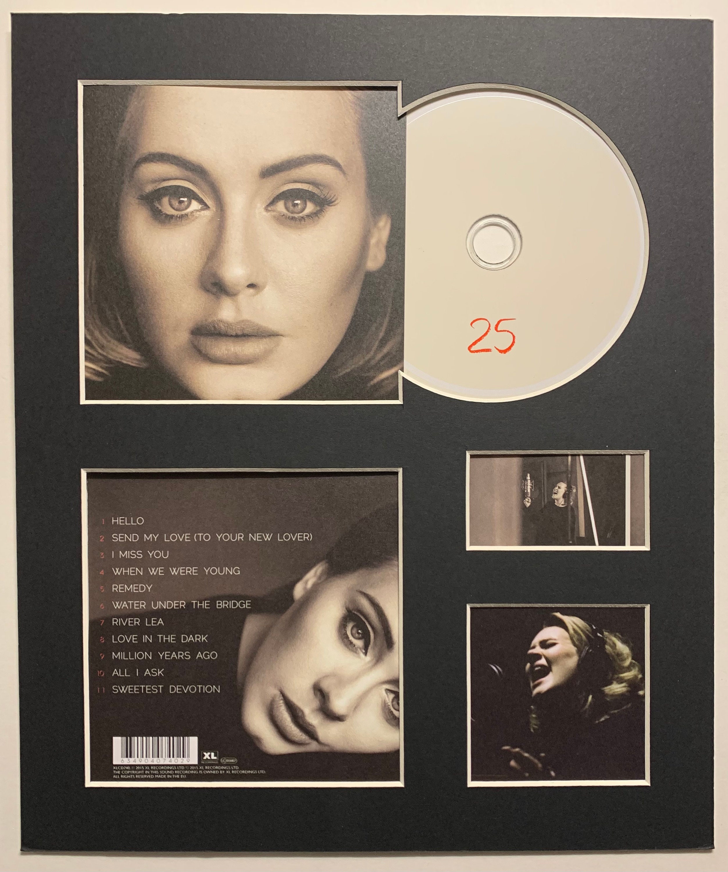 ADELE 25 Album Display met authentieke cd - Nederland