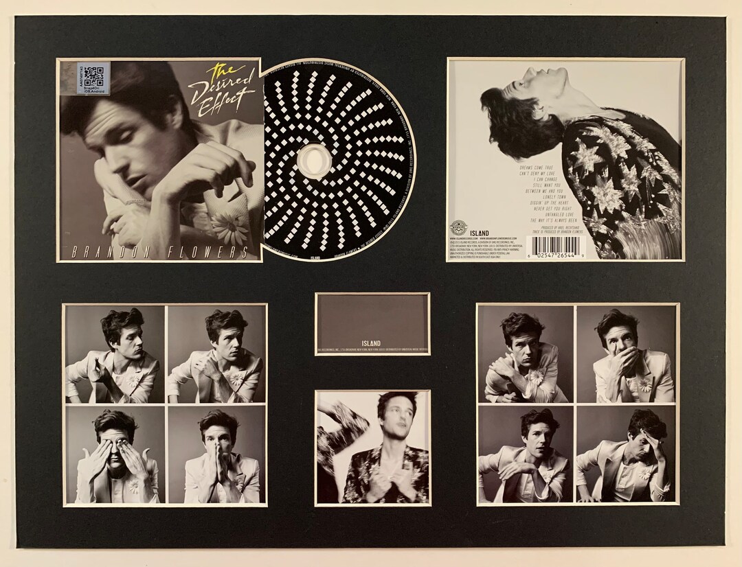 BRANDON FLOWERS the Desired Effect Album Display Deluxe Etsy