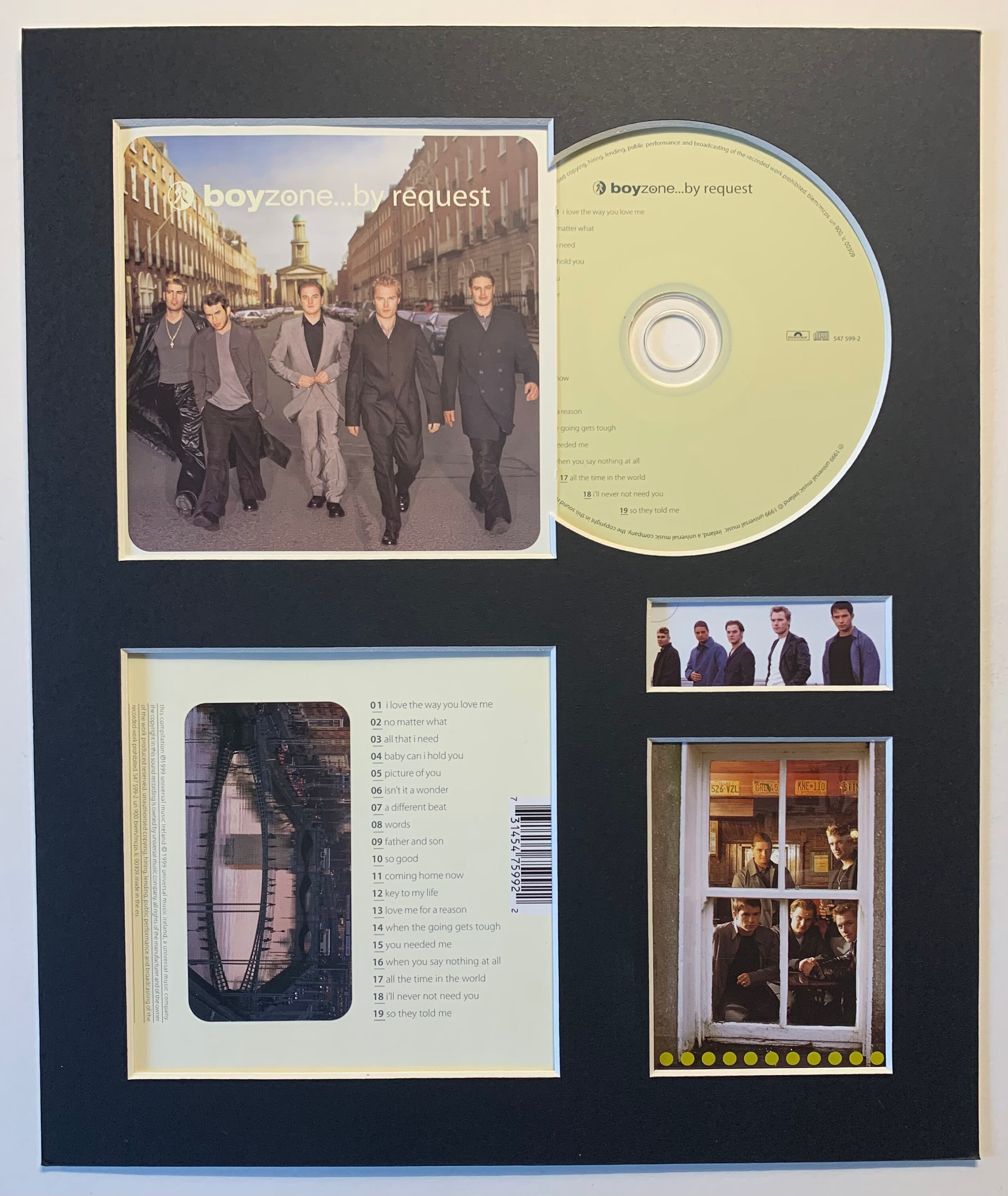 BOYZONE by Request Album Display With Authentic Cd - Etsy