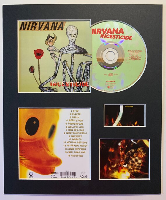 NIRVANA Incesticide Album Display With Authentic Cd - Etsy