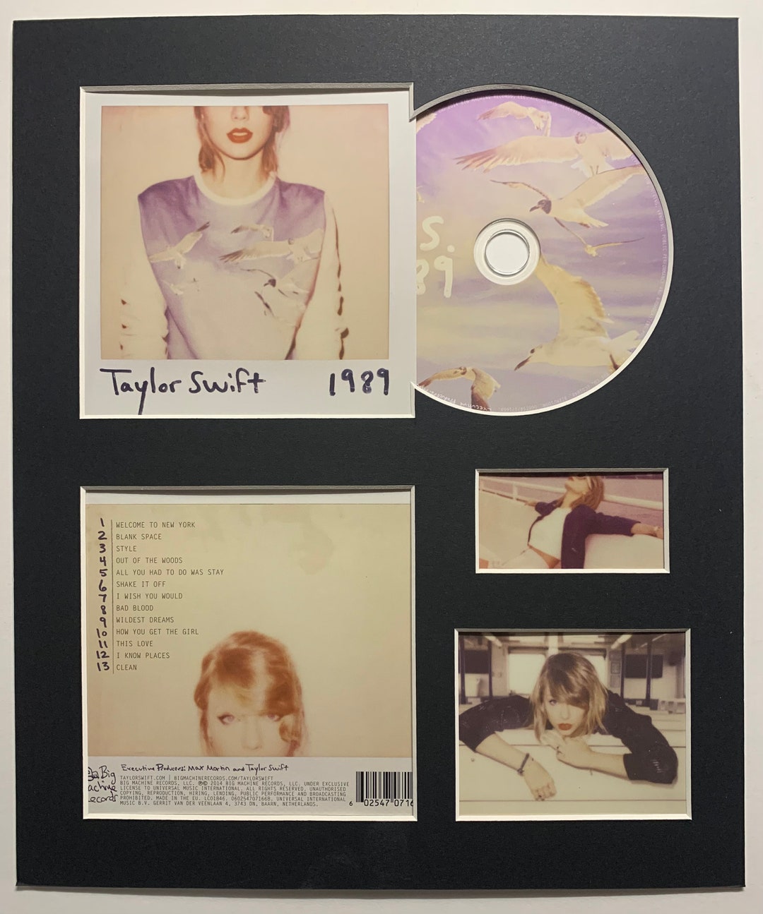 TAYLOR SWIFT 1989 Album Display With Authentic Cd Etsy TAYLOR SWIFT 1989 Album Display With Authentic Cd Etsy