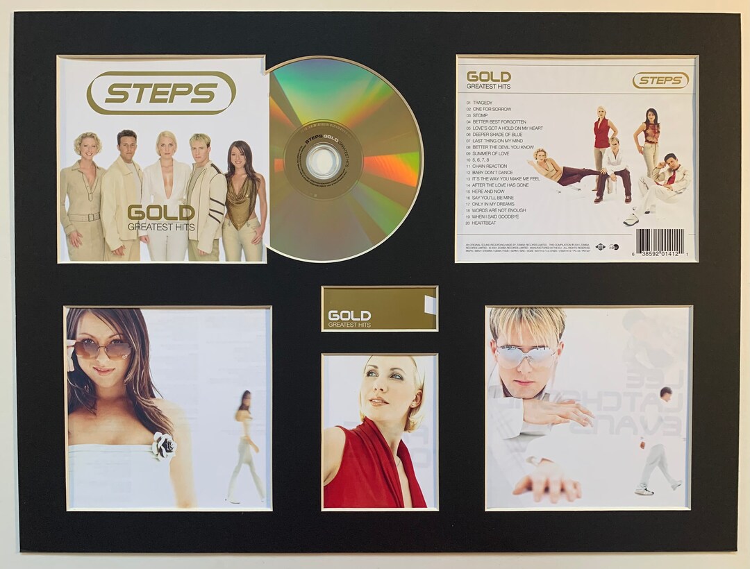 STEPS Gold Greatest Hits Album Display Deluxe With Etsy