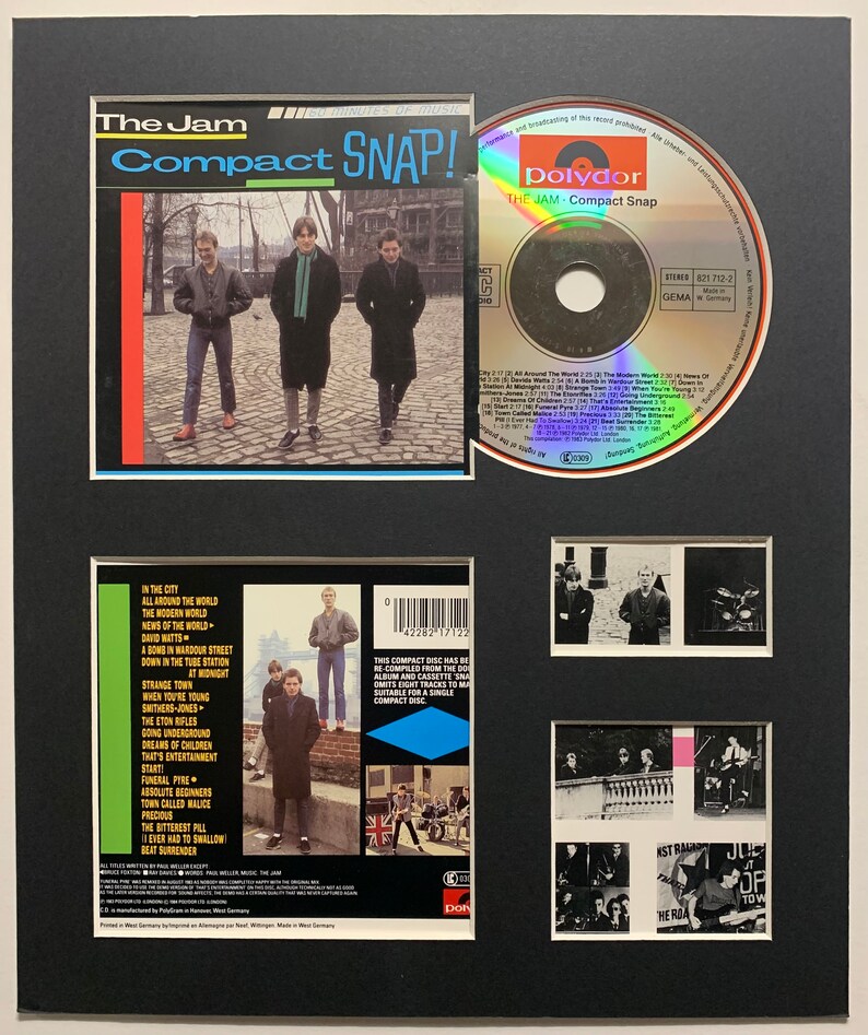 THE JAM Compact Snap Album Display With Authentic Cd Etsy