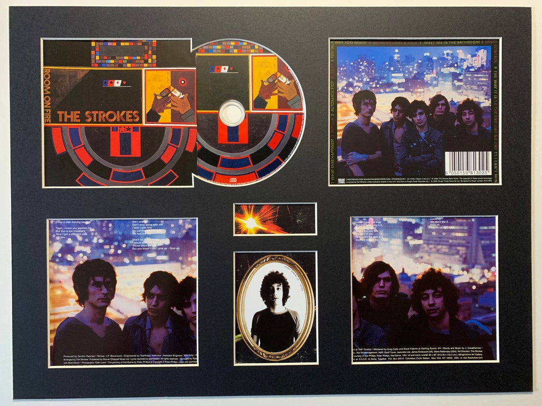 THE STROKES Room on Fire Album Display Deluxe With Etsy