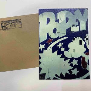 Cartão postal de Andy Warhol ENTREVISTA serigrafia cm 15x10 certificado TIM HUNT ex-diretor Warhol Estate