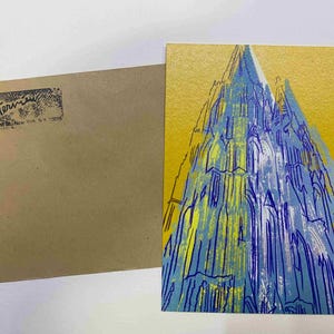 Cartão postal de Andy Warhol ENTREVISTA serigrafia cm 15x10 certificado TIM HUNT ex-diretor Warhol Estate