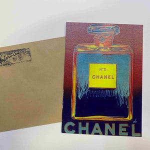 Cartão postal de Andy Warhol ENTREVISTA serigrafia cm 15x10 certificado TIM HUNT ex-diretor Warhol Estate