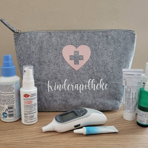 Kinderapotheke| Reiseapotheke| Notfalltasche| Geschenk| Filz