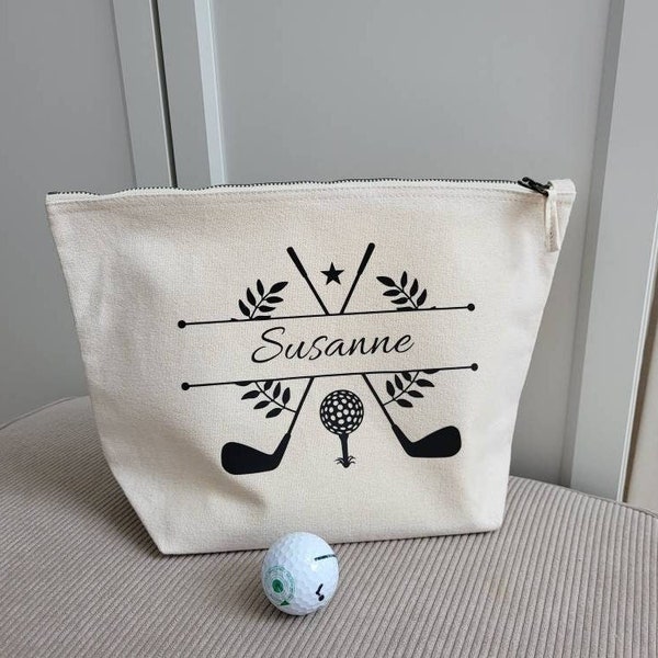 Tasche | Utensilio *GOLF* personalisiert| Geschenk| Kosmetiktasche