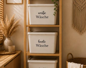Laundry stickers | Laundry stickers | Organization aids | Laundry stickers | Organization stickers | Stickers for laundry baskets
