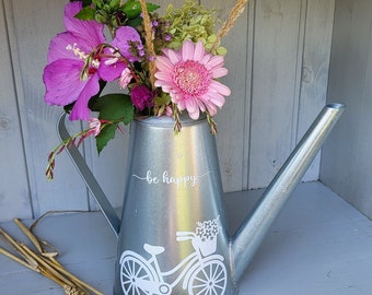 Aufkleber Fahrrad| Gartendeko|  Blumenrad| Blumenfahrrad| Dekoration