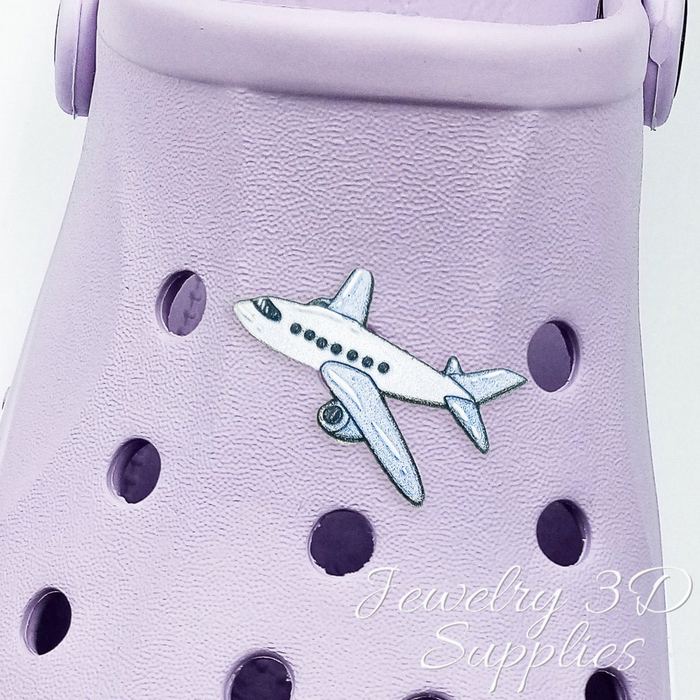 5pcs of Shoe Charms Plane Travel Set Cute Charms Shoe