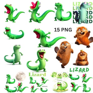 Funny Tom the Lizard Hoppers 2026 Png Bundle, Tom Lizard Png, Lizard Lizard Lizard Meme Png, Animal Kingdom, Viral Meme Tiktok Png