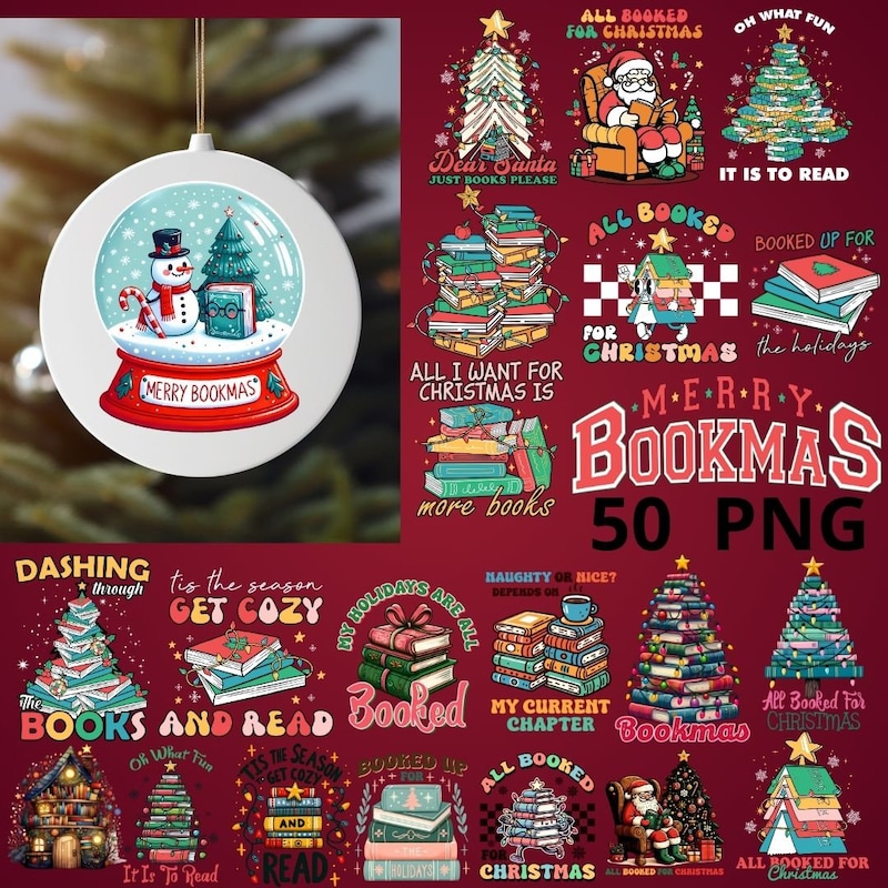 Book Christmas 2024 Etsy
