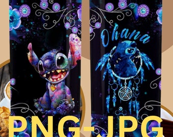 STITCH Png-Dateien, STITCH 20oz Tumbler Png, benutzerdefinierte Stitch Png, Stitch Png Sofortiger Download, Stitch JPG, Design Sublimation, Cute Stitch Png