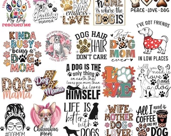 Dog Sublimation Design Shirt, Dog Quotes Png, Fur Mama Png, Dog Mama Png, Chihuahua Mom, Paw Print Png, Dog Lover Shirt