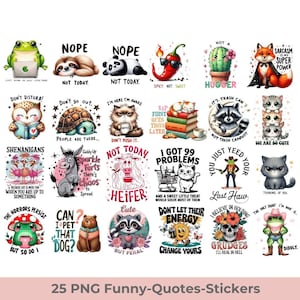 Funny Quotes Png Sublimation Bundle, Funny Cats Png, Sarcastic Png Bundle, Cat Mom Sublimation, Cat Lover Png, Animal T-Shirt Design