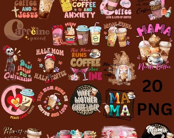 Mama Coffee Png Bundle, Mom Life Png, Mom Png, Mom Mama Mother Png, Happy Mothers Day, Mama Shirt, Coffee Mama Png