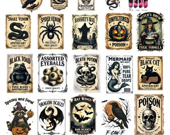 ホラーハロウィンPNG昇華、魔女の読書クラブPNG、ハロウィン昇華デザイン、不気味な季節PNG、秋シャツPNG、秋PNG