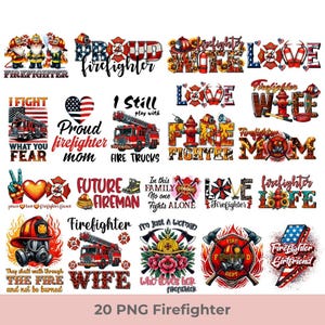 Firefighter PNG Bundle, Fireman Png, Biker Png Shirt, Firefighter Quotes Png, Firefighter Shirt Designs Png