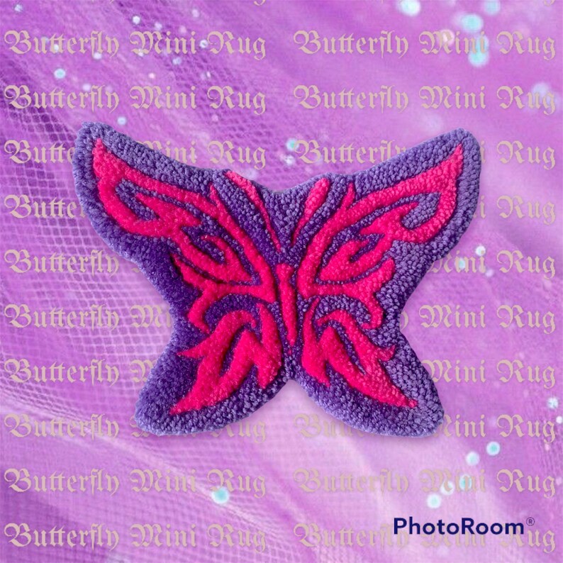 Tufted Butterfly Wall Hanging Etsy
