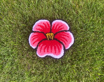 Flower Power Tufted Rug | Home & Wall Decor | Flower Tattoo Custom Rug