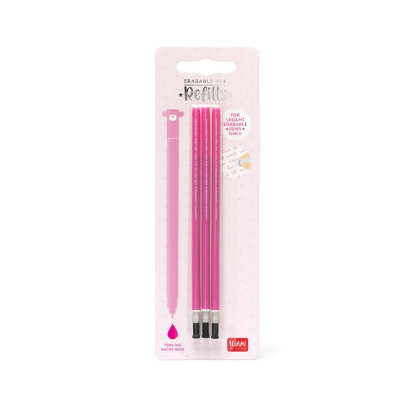 Legami Erasable Gel Pen Refills, Sets of 3, Craft Room Office Stationery  Supply 