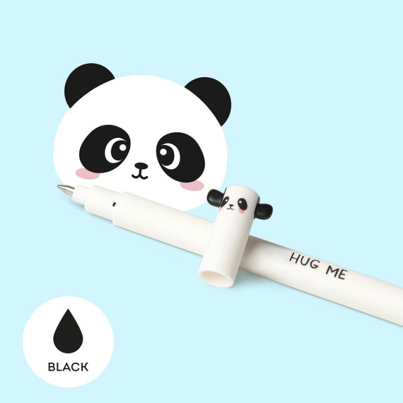 LEGAMI Bolígrafo de gel borrable Panda Negro -  España