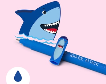 LEGAMI Löschbarer Gelstift Shark – blau