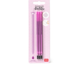 Recambio de bolígrafo de gel borrable LEGAMI - Púrpura