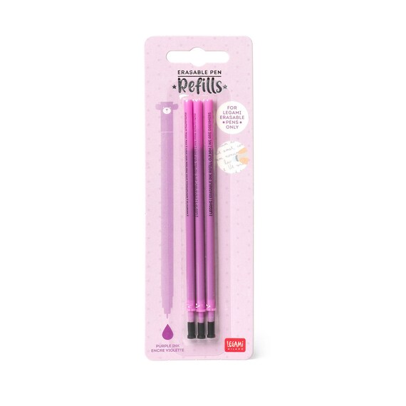 LEGAMI Erasable Gel Pen Refill - Purple