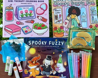 Coloring Book Mystery Box | Creative Relaxation Gift