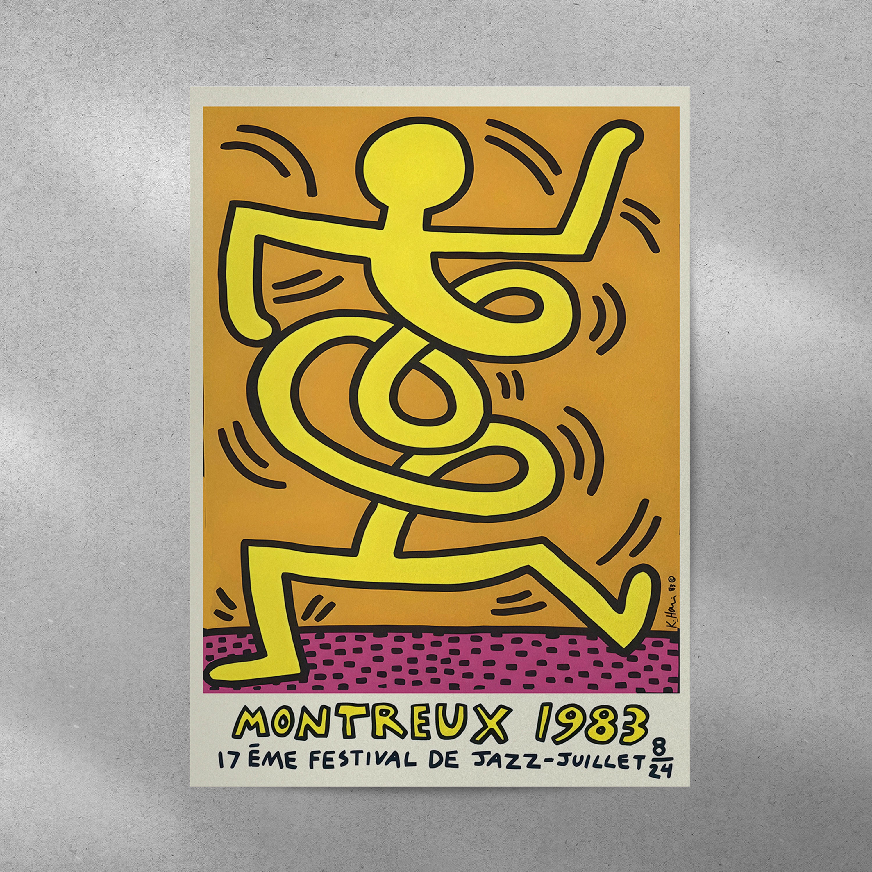 キース・ヘリング モントルー・ジャズ・フェスティバル ポスター