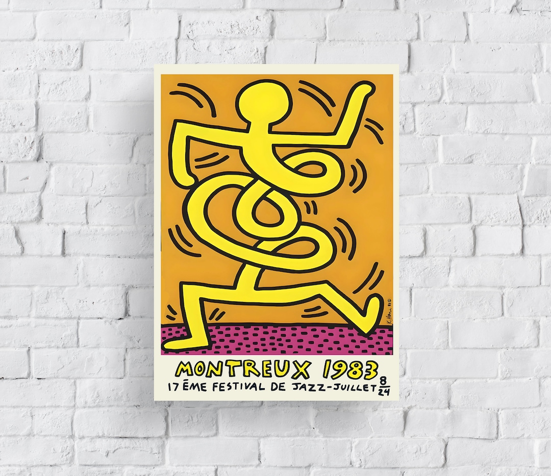 キース・ヘリング モントルー・ジャズ・フェスティバル ポスター