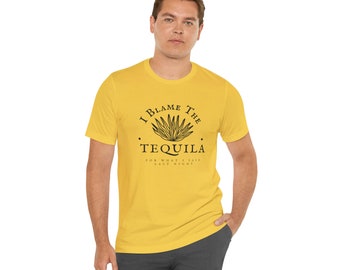 Camiseta divertida de tequila, "Anoche fue el tequila el que habló", camiseta divertida para beber, camiseta de brunch, amante de las margaritas, regalo de alcohol, para hombres y mujeres