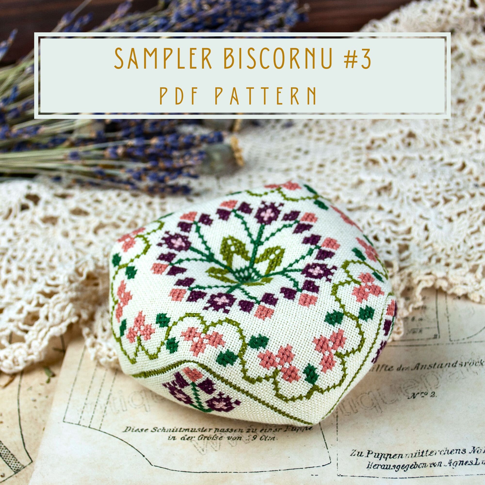 Sampler Pincushion Pattern Sampler Pincushion Pattern