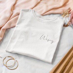 Wifey | Bride Wedding Hochzeit | JGA T-Shirt Frauen