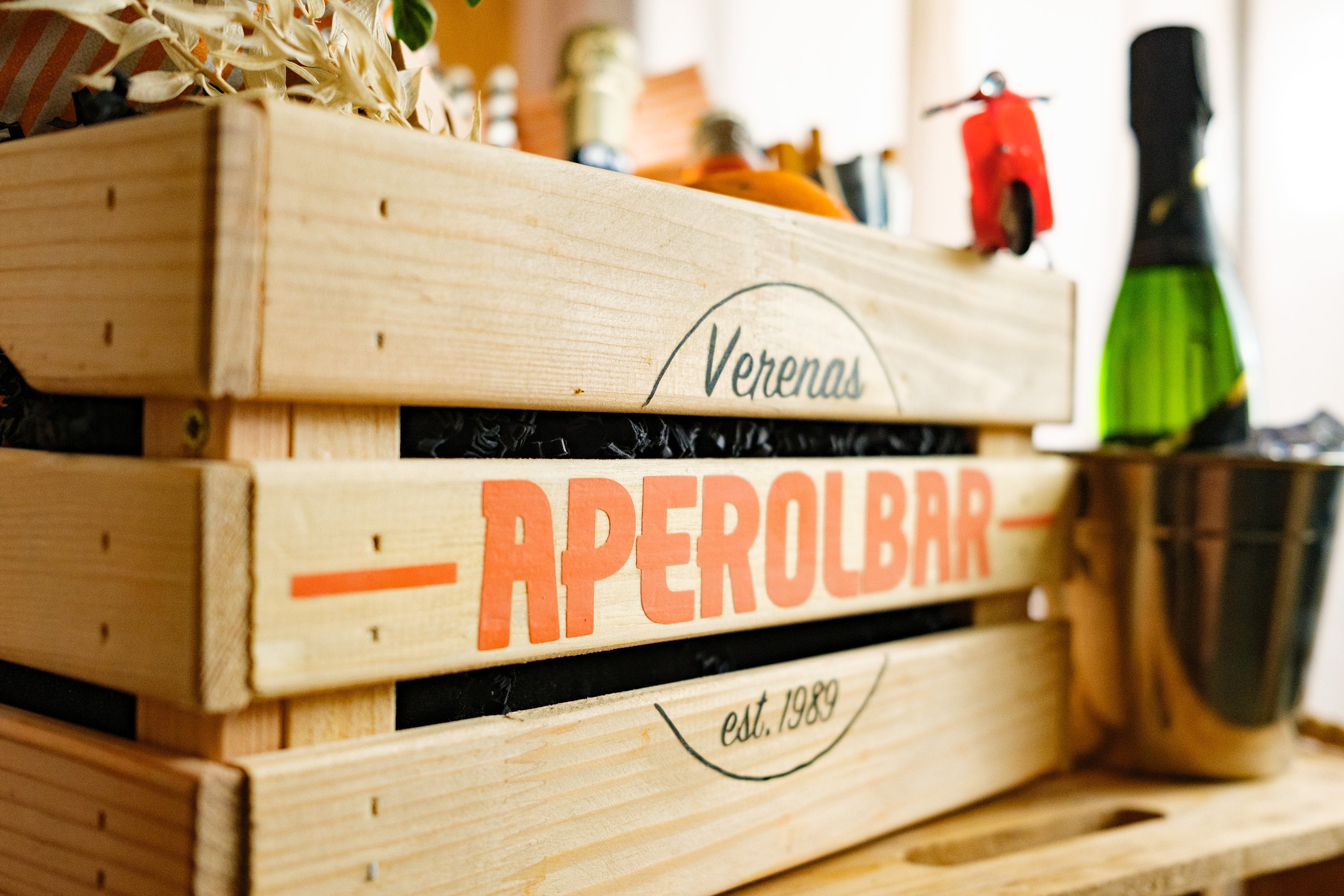 Aperol Spritz Jutebeutel 40x35cm - Sommerparty Geschenk Idee