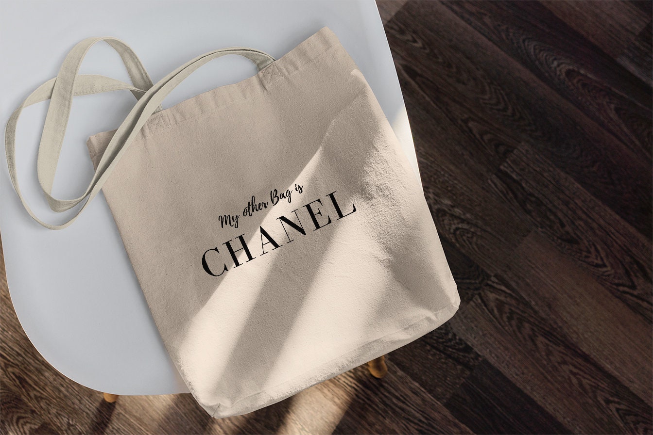 My other Bag is Chanel Jutebeutel Stoffbeutel Baumwolle - .de