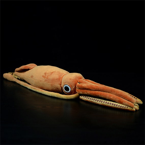 Giant Squid Stuffed Plush Toy Squid Doll Animals Simulation Etsy
