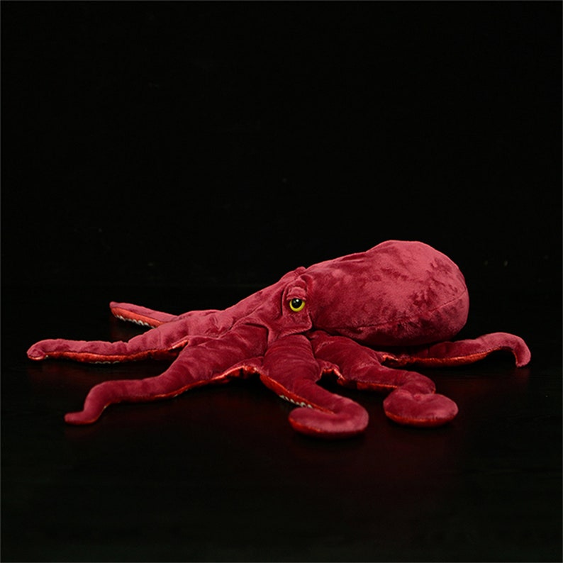 Octopus Stuffed Push Toy Sea Animal Cute Octopuses Doll Etsy