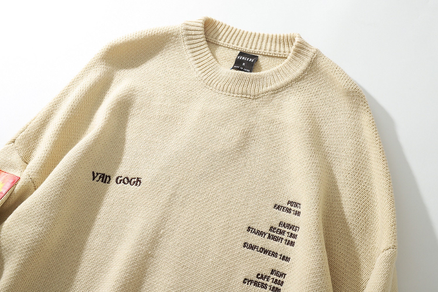 Vincent Van Gogh Sweater Vintage Unisex Knitted Pullover - Etsy Australia