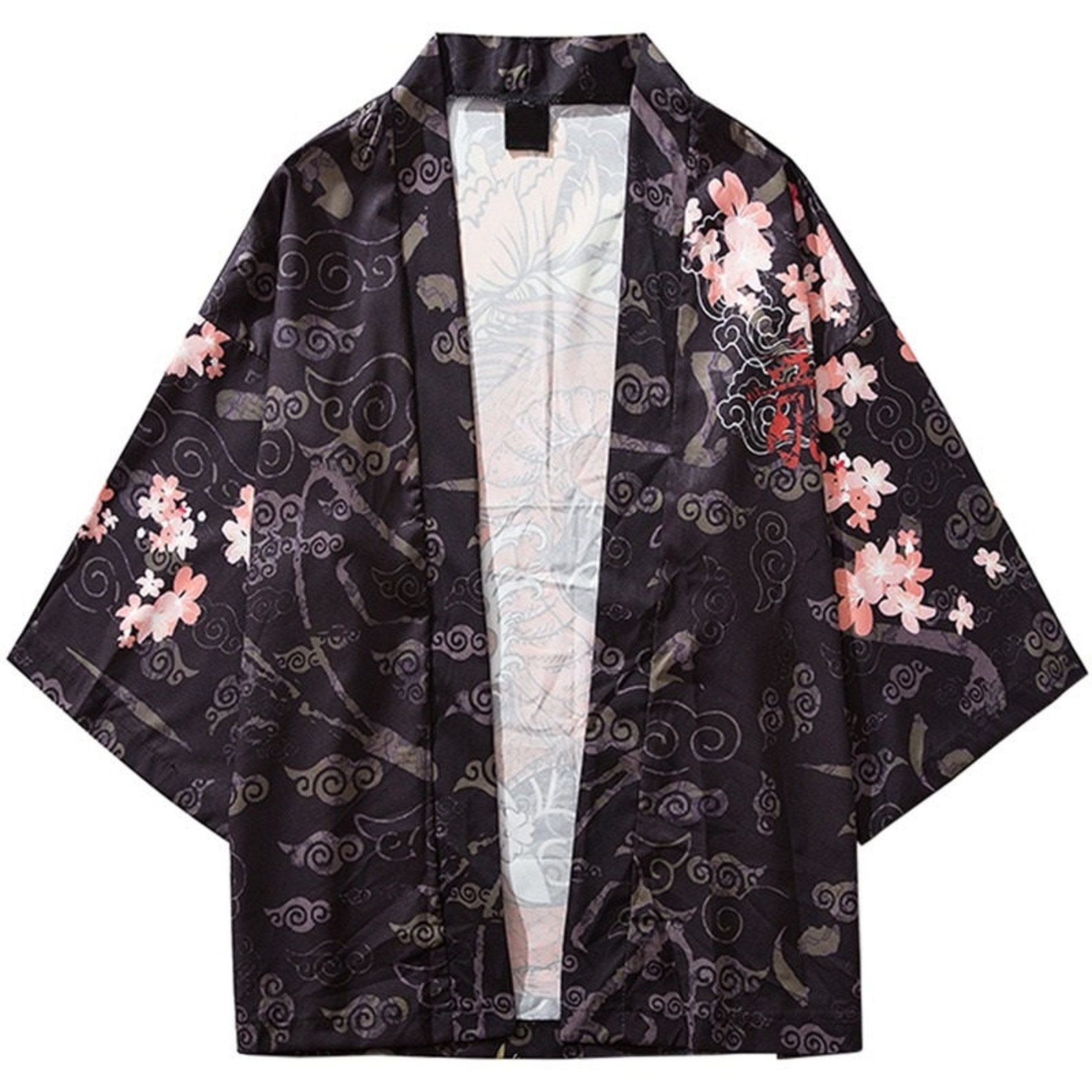 Fire Dragon Kimono / Japanese Haori Kimono / Kimono Cardigan / - Etsy