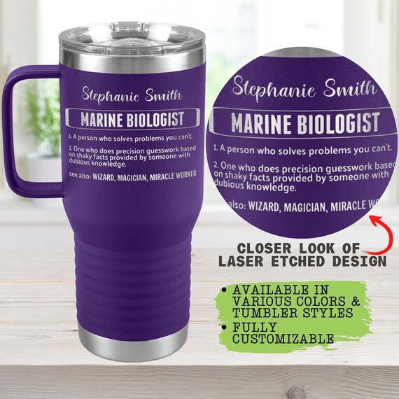 Funny Marine Biologist Gift Appreciation Gifts Birthday Etsy