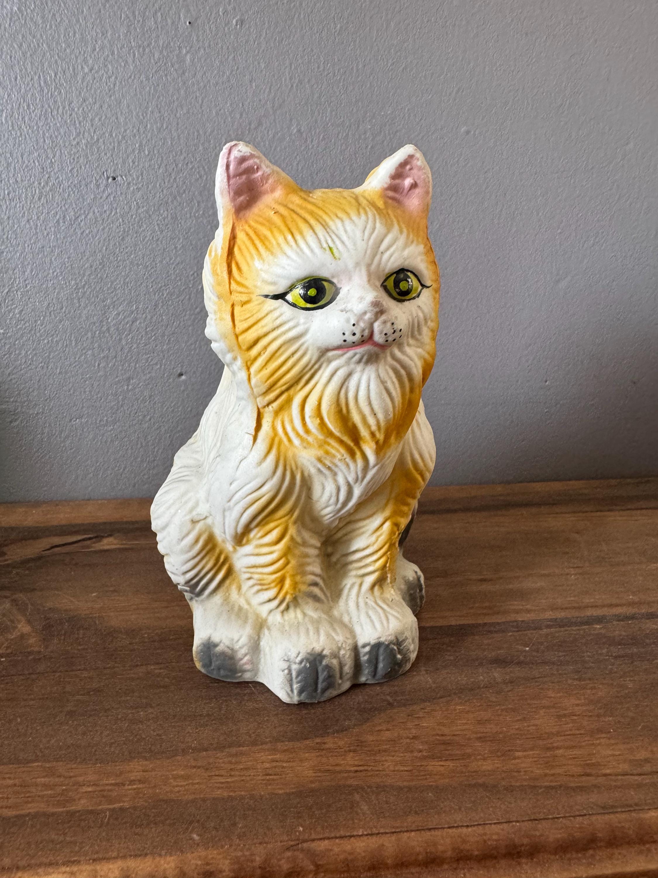 Chalkware Cat Bank - Etsy Chalkware Cat Bank - Etsy