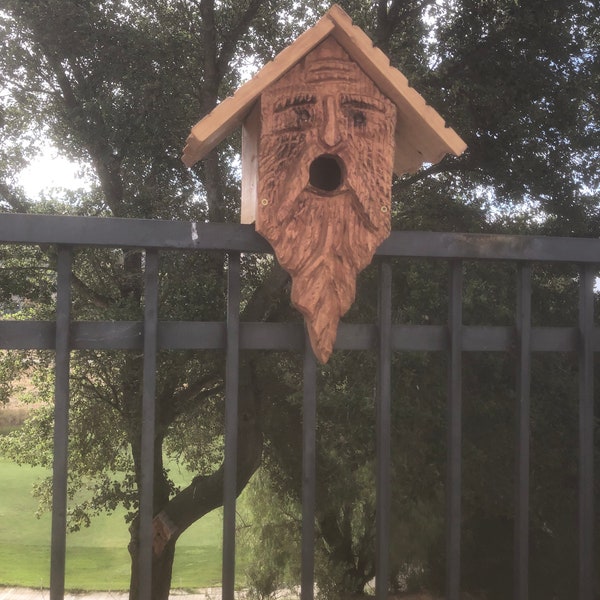 Woodspirit birdhouse