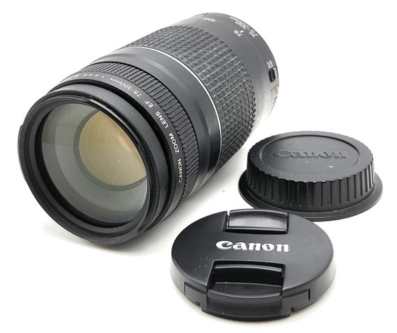 Canon Zoom Lens Ef 75 300mm F 4 5 6 Iii Tested Works Etsy