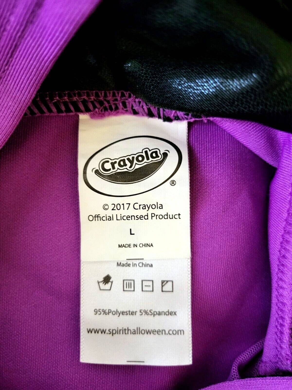 Spirit Halloween CRAYOLA Hooded DRESS 