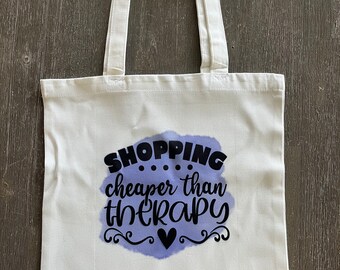Funny phrase tote bag