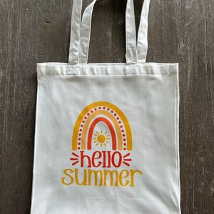 Hello Summer tote bag